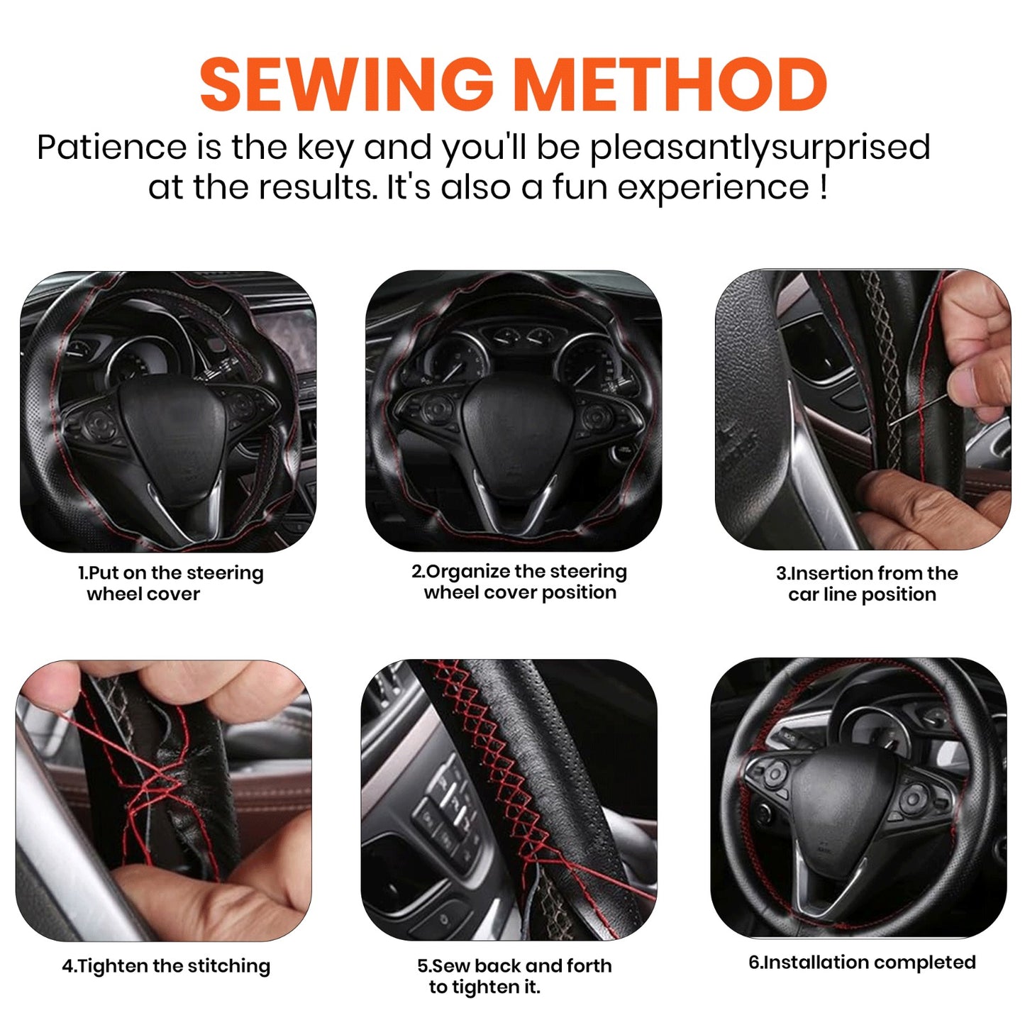 Car Streeing Cover Grip-On-11